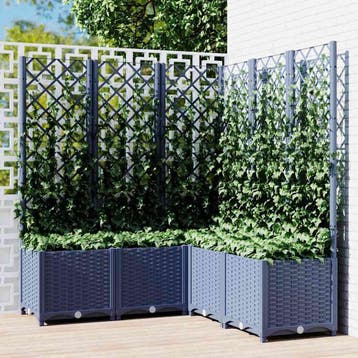 vidaXL Tuin Blauw Grijs 120 x 120 x 136 cm, Verzenden