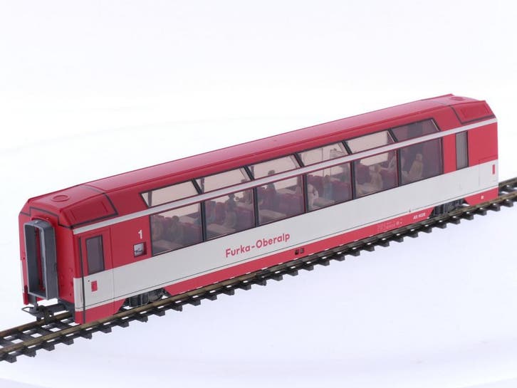 Schaal H0m Bemo 3288 208 AS 4028 Panorama rijtuig met per..., Hobby en Vrije tijd, Modeltreinen | H0, Gelijkstroom, Overige typen