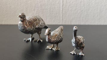 Drie Tafelstukjes-Fazant-Eend-Gans-84 Gram - Meesterteken