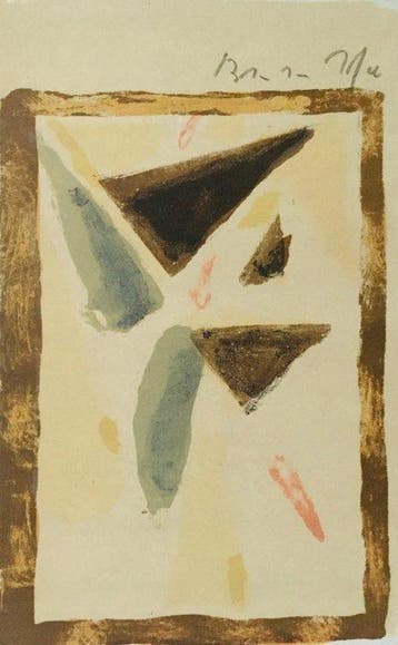 Bram Van Velde (1895-1981) - Sans-titre - Lithographie