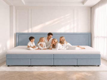 van Schaik Familie Boxspring Kader XXXL - 240 x 200, Nieuw