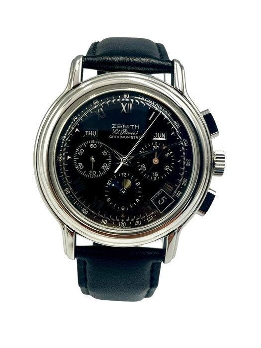 Zenith - Chronomaster Chronograph El Primero - Moonphase, Handtassen en Accessoires, Horloges | Antiek