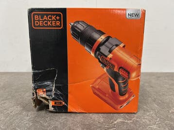 Veiling - Black & Decker schroefboormachine 18V body BDCDD18, Doe-het-zelf en Bouw, Nieuw