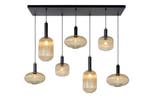 Hanglamp Lucide MALOTO -  - 7xE27 - Amber -, Huis en Inrichting, Lampen | Hanglampen, Verzenden, Nieuw
