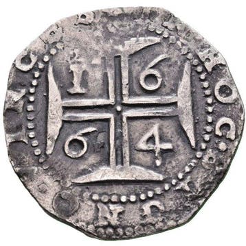 Portugal. D. Afonso VI (1656-1667). Meio Cruzado (200 Réis)