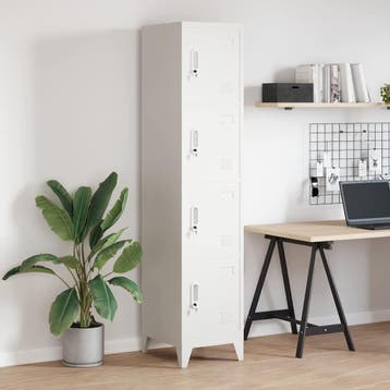 vidaXL Lockerkast met 4 vakken 38x45x180 cm, Verzenden, Nieuw
