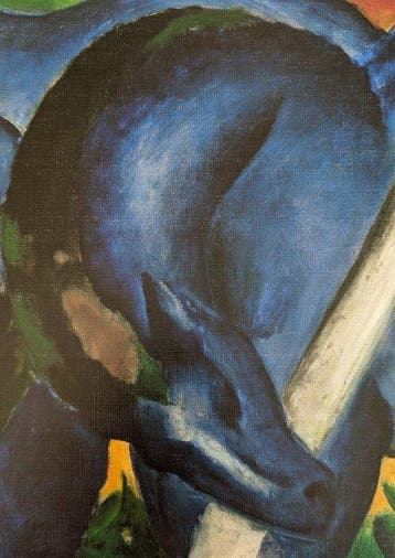 Franz Marc (1880-1916) - Big blue horses