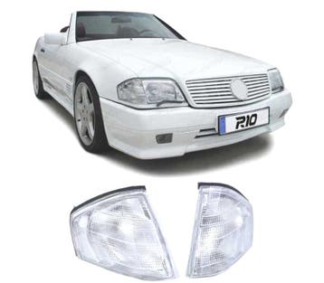 CLIGNOTANTS AVANT MERCEDES CLASSE SL W129 89-98 BLANC, Verzenden