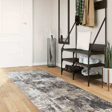 vidaXL Vloerkleed wasbaar 80x300 cm meerkleurig, Verzenden