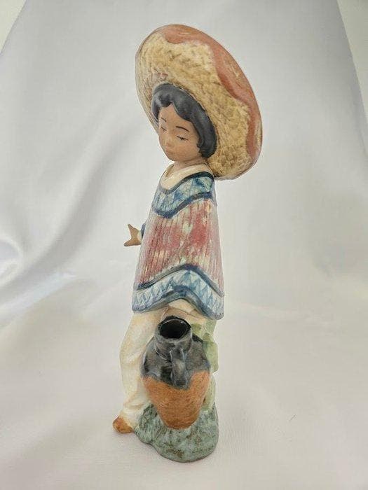 Lladró - Figurine - „Pedro mit Krug“ (Panchito con Cántaro), Antiek en Kunst, Antiek | Glaswerk en Kristal