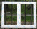 pvc raam , chassis , venster 164 x 123 creme ral 9001, Kunststof, Raamkozijn, Nieuw, Ophalen of Verzenden