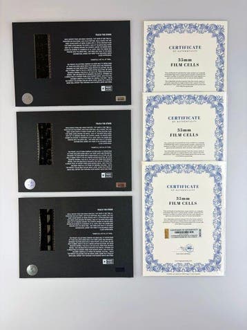 Blade – Rare Trilogy Set of 3 Mounted 35mm Film Cells –, Collections