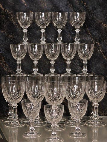 Bohême - Drinkset - Kristal - Set van 23 glazen