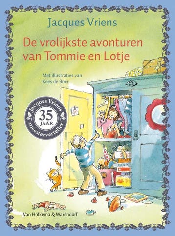 De vrolijkste avonturen van Tommie en Lotje / Tommie en, Boeken, Kinderboeken | Kleuters, Verzenden, Zo goed als nieuw, Jacques Vriens