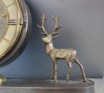 Bureauklok - Vintage Glas, Messing - 1950-1960 - Vintage, Antiek en Kunst