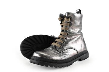 Shoesme Veterboots Meisjes in maat 32 Zilver, Verzenden, Schoenen
