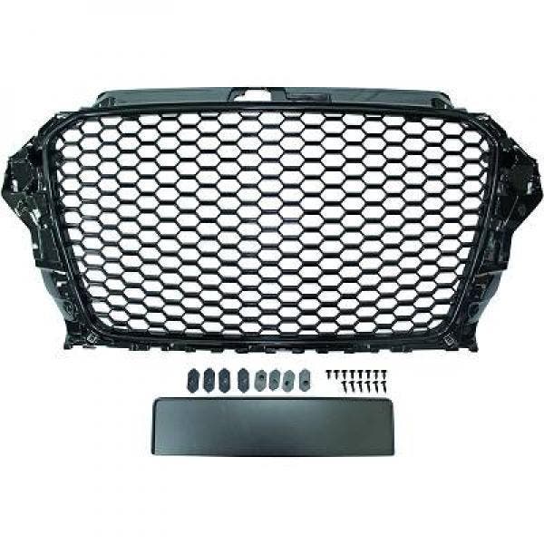 Carnamics Grille | Audi A3 12-16 3-d / A3 13-16 3-d / A3 13-, Auto-onderdelen, Carrosserie, Nieuw, Verzenden