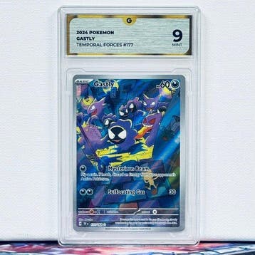 Pokémon Graded card - GASTLY 177 - Pokémon - GG 9, Nieuw