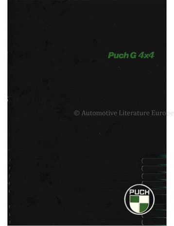 1988 PUCH G 4X4 BROCHURE DUITS, Nieuw