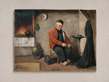 European School, 20th Century – Oil on Canvas - The