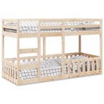 vidaXL Stapelbed massief grenenhout 90x200 cm, Huis en Inrichting, Slaapkamer | Bedden, Verzenden, Nieuw
