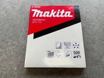 Veiling - 13x Makita schuurpapier 100-pack D-60800, Nieuw