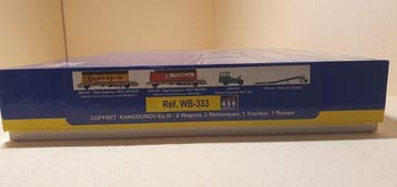 REE Modèles H0 - WB-333 - Modeltrein goederenwagonset (1) -, Nieuw