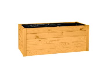 Plantenbak Gold oak 100 x 40 x 40 cm, Verzenden