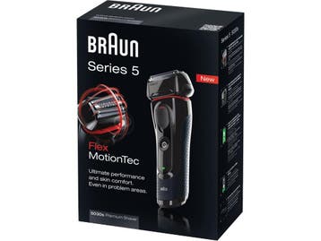 Braun Series 5 5030s - Scheerapparaat - Accu - Rood Zwart, Elektronische apparatuur, Verzenden, Nieuw