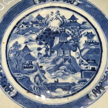 Assiette - Porcelaine - Coupe à fruits Qianlong