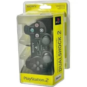 Sony PS2 Controller Dualshock 2 Zwart (Nieuw), Games en Spelcomputers, Spelcomputers | Sony PlayStation 2, Ophalen of Verzenden