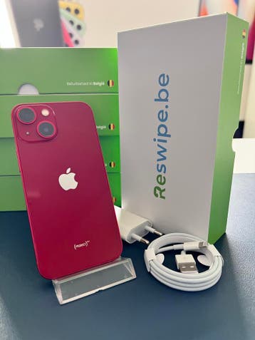 iPhone 13 Mini 128GB 256GB 512GB Rood + 3 Jaar garantie, 128 GB, Ophalen of Verzenden, Zo goed als nieuw, Zonder simlock