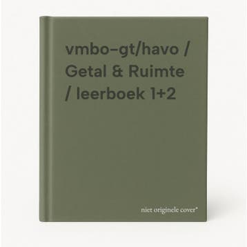vmbo-gt/havo / Getal & Ruimte / leerboek 1+2 9789001079086, Verzenden, Zo goed als nieuw