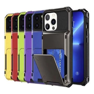 Kaarthouder Hoesje voor iPhone 12 Mini - Wallet Card Slot, Verzenden, Nieuw