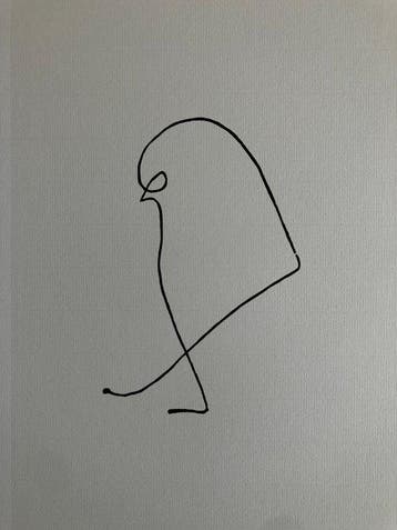 Pablo Picasso (after) - Pájaro