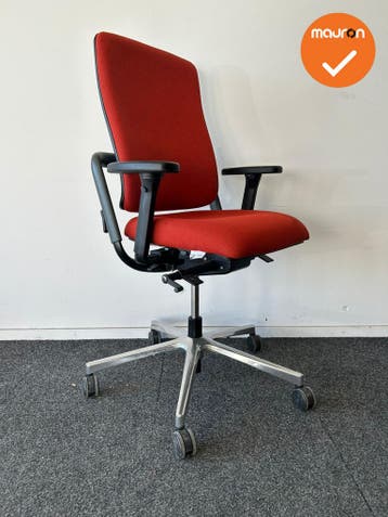 Rohde & Grahl - Xenium - Rood - Chroom voetkruis, Ophalen of Verzenden, Stoel