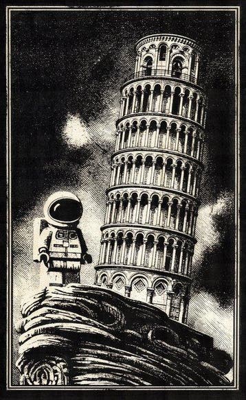 Æ (XX-XXI) - LEGO Space Series – “Silent Orbit of Pisa”, Nieuw