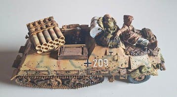 Modellbau 1:35 - Modelauto - Militärfahrzeug - Uit