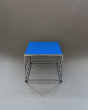 Upcycled - Bijzettafel - Chroom, Staal - Opgeknapte