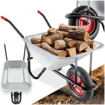 Kruiwagen Oskar - zilver, Tuin en Terras, Verzenden, Nieuw