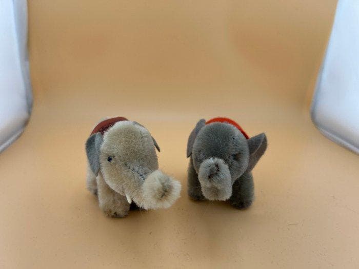 Steiff - Pluche speelgoed Elefant - 1960-1970 - Duitsland, Antiek en Kunst, Antiek | Speelgoed