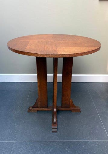 Centre de table - Chêne - Table basse Art déco, Antiek en Kunst