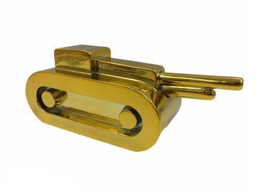 Alessandro Piano - sculptuur, Alter Ego Tank Gold -
