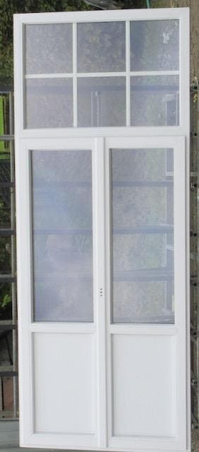 pvc terrasraam , raam , chassis 119 x 300 / 220, 75 tot 150 cm, Kunststof, Deurkozijn, Nieuw