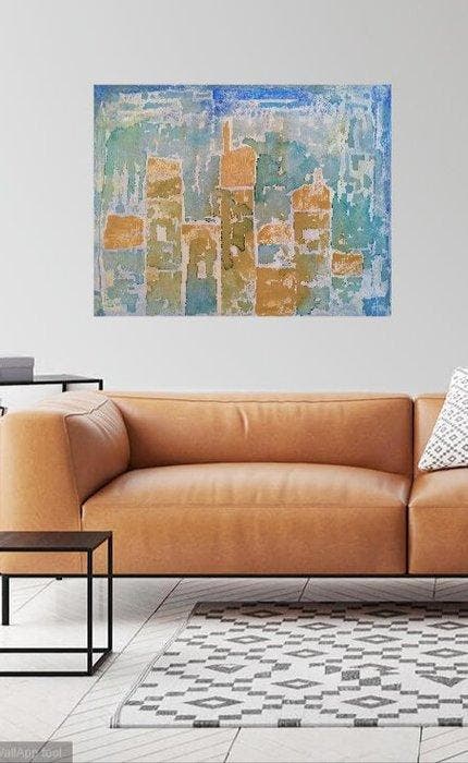 Atuna Neztie - confusione nel quartiere, Antiquités & Art, Art | Peinture | Moderne