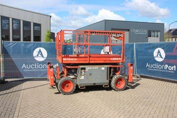Veiling: Schaarhoogwerker SkyJack SJ6826RT Diesel 10m 2018, Zakelijke goederen, Ophalen