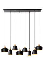 Hanglamp Lucide CHAYANNE -  - 8xE14 - Zwart, Verzenden