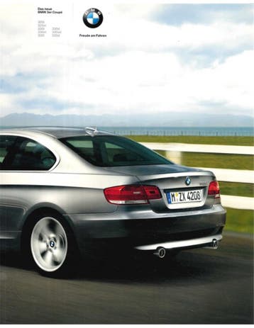 2006 BMW 3 SERIE COUPÉ BROCHURE DUITS
