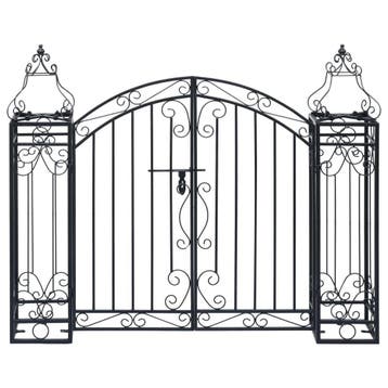 OP=OP! Prachtige smeedijzeren poort aan -47%. Sla nu je s..., Tuin en Terras, 100 tot 150 cm, Verzenden, 100 tot 150 cm, Zo goed als nieuw
