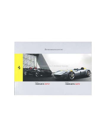 2019 FERRARI SP1 & SP2 INSTRUCTIEBOEKJE DUITS, Ophalen of Verzenden